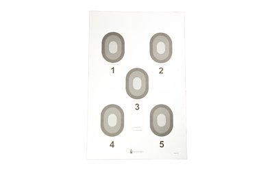 ACTION TGT 5 BULLSEYE CRM 100PK