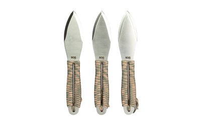 SOG FLING THRWNG KNVS 2.8" 3PK W/STH